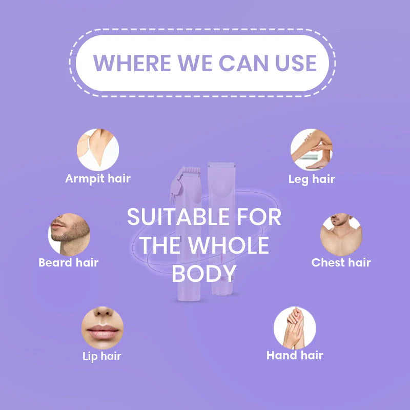 2 in 1 Women Beauty Shaver - Easy Hair Removal, Best Self-Care Gift