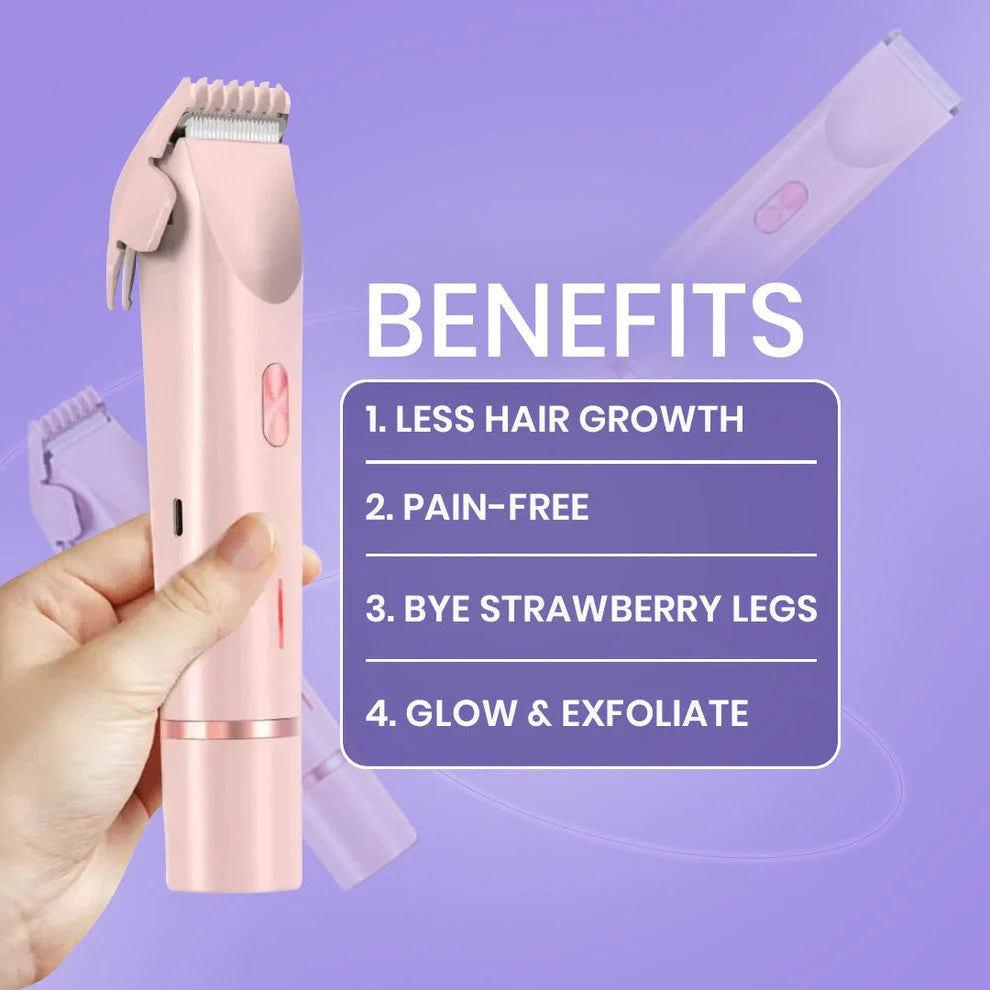 2 in 1 Women Beauty Shaver - Easy Hair Removal, Best Self-Care Gift